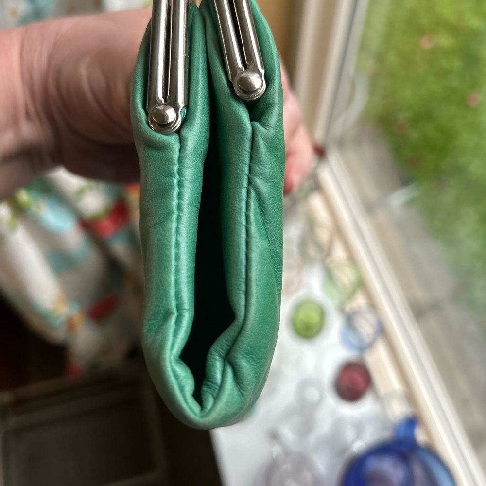 HOBO Lauren Double Clutch Wallet Mint - Picture 4 of 13